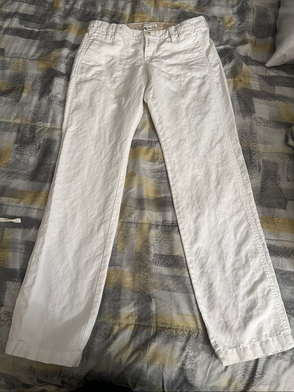 Banana Republic Women's Cream Chino Pants